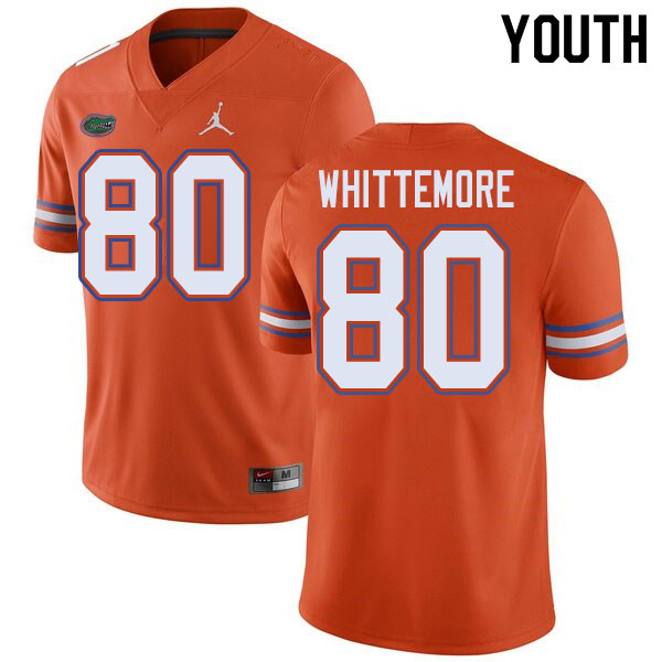 Jordan Brand Youth #80 Trent Whittemore Florida Gators College Football Jerseys Sale-Orange - Click Image to Close
